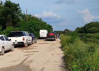 Abandonan restos de mujer en una hielera en Reynosa