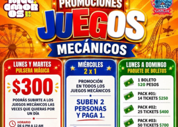 Esto cuesta subirse a los juegos en la Feria Bicentenario Matamoros 2026