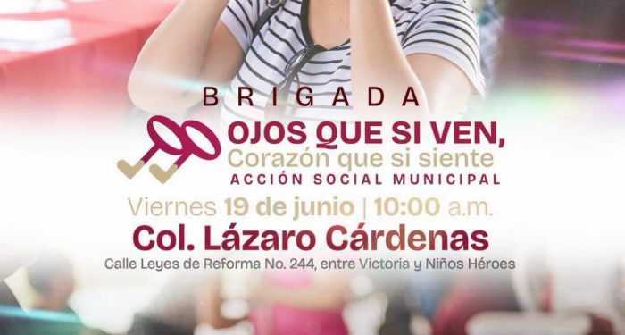 Invita Gobierno de Matamoros a la brigada de atención visual