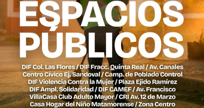 Gobierno de Matamoros fortalece el mantenimiento de espacios públicos en diversos sectores de la ciudad