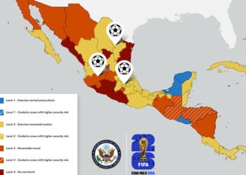Antes del Mundial EU emite alerta de viaje a Tamaulipas y estos estados
