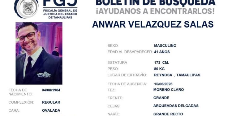 Localizan a empresario desaparecido en Reynosa tras 2 días de búsqueda