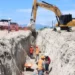 Obras de acueducto de Ciudad Victoria sepultan a trabajador
