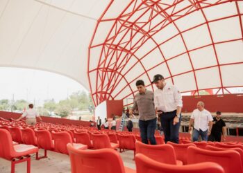 Supervisa Beto Granados rehabilitación integral de la Concha Acústica del Parque Olímpico