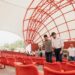 Supervisa Beto Granados rehabilitación integral de la Concha Acústica del Parque Olímpico
