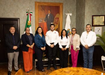 Refuerza Beto Granados coordinación con el Tecnológico de Matamoros; el municipio será sede del Evento Nacional de Escoltas y Bandas de Guerra