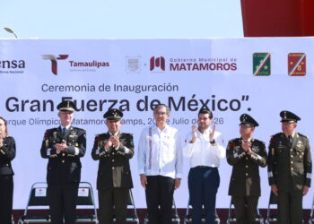 Inaugura Américo exposición La Gran Fuerza de México; destaca apoyos de la presidenta Sheinbaum para la frontera tamaulipeca