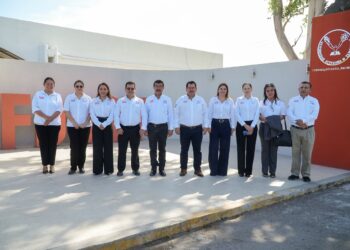 Rector de la UAT supervisa avances de obras de remodelación en la Facultad de Derecho Victoria