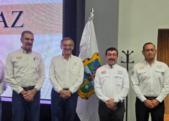 Rector de la UAT presenta avances del Atlas de Riesgos ante el gobernador en la Mesa de Paz