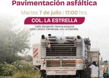 Beto Granados impulsa nueva obra de pavimentación en la colonia La Estrella