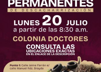 Beto Granados continúa con las Jornadas Permanentes de Descacharrización en Matamoros