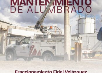 Beto Granados fortalece el alumbrado público con trabajos en distintos sectores de Matamoros
