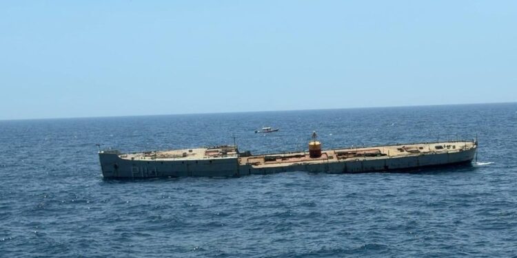 Arrecife artificial de Matamoros suma 4 buques que serán hábitat de especies