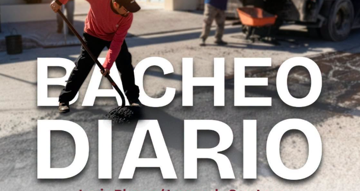 Gobierno de Matamoros avanza con programa permanente de bacheo en distintos sectores de la ciudad