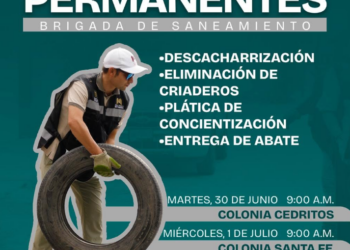 Gobierno de Matamoros fortalece la prevención del dengue con Brigadas Permanentes de Saneamiento