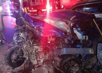 Muere conductor de DiDi y pasajero en choque en Matamoros; presunto responsable huyó