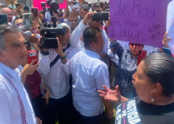 Familia de Dafne exige justicia y encara a Américo Villarreal