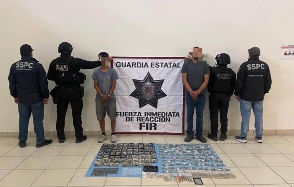 Detienen a dos narcomenudistas en Reynosa con más de 400 dosis