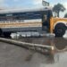 Pesera de ruta Independencia en Matamoros choca con poste y deja varios heridos