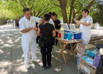 Lleva el ISSSTE jornada de vacunación a la SSPT