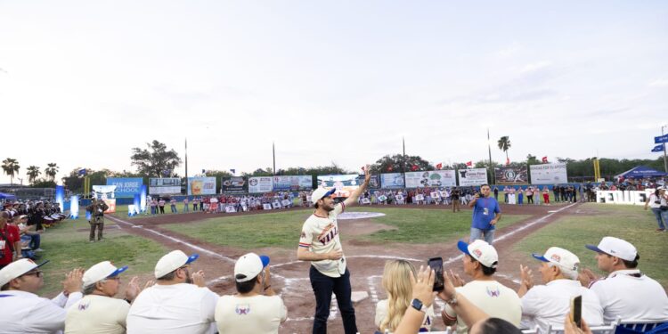 Beto Granados inaugura la Serie Nacional de Ligas Pequeñas Ángel Macías Barba en Matamoros