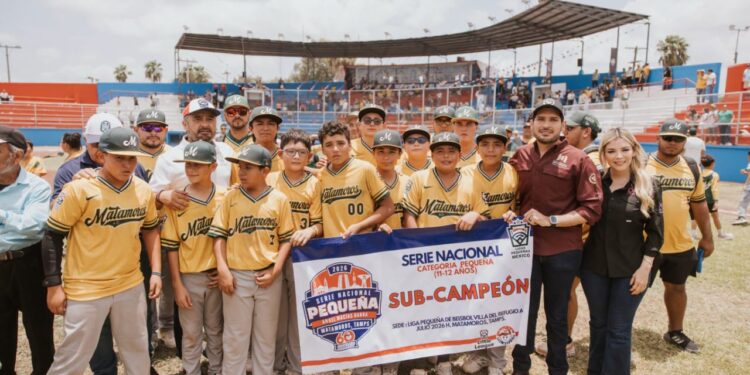 Felicita Beto Granados a la Liga Matamoros A.C., Subcampeona de la Serie Nacional de Ligas Pequeñas