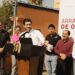 Beto Granados inicia pavimentación de la calle Maya en la colonia La India