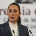 Claudia Sheinbaum durante su conferencia matutina al hablar sobre Rubén Rocha Moya.