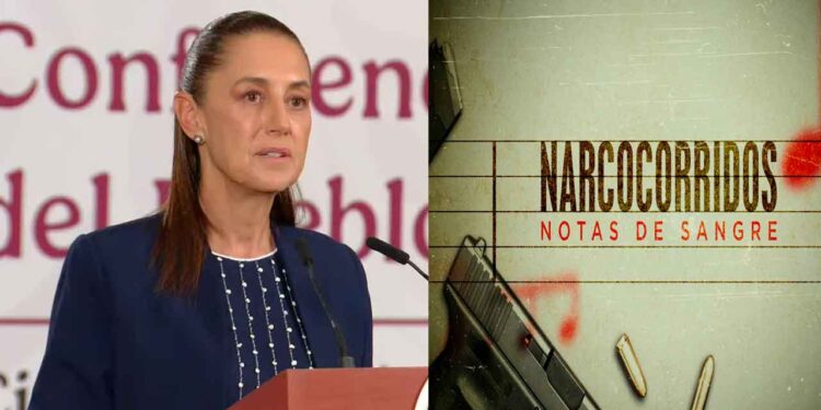 Claudia Sheinbaum habla sobre la prohibición de narcocorridos durante su conferencia matutina