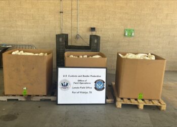 Incautan en Texas 760 kilos de presunta metanfetamina proveniente de Reynosa