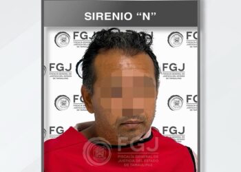 Detienen a Sirenio N por violación de niña de 11 años en Matamoros