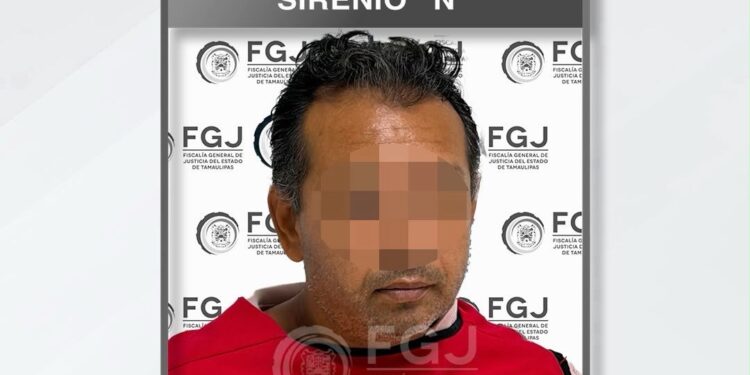 Detienen a Sirenio N por violación de niña de 11 años en Matamoros