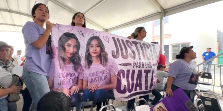 Estos fueron las protestas en visita de Claudia Sheinbaum a Matamoros