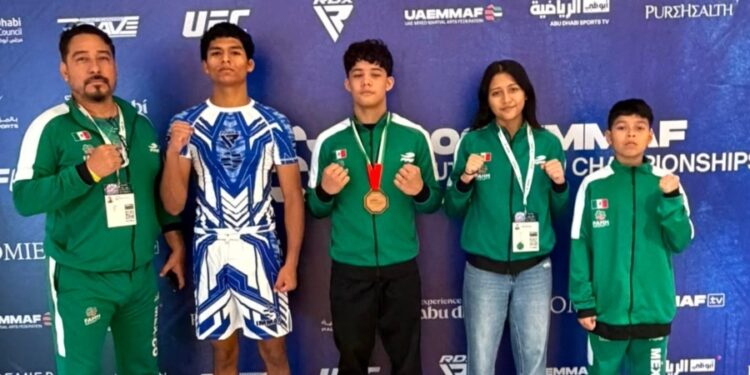 Representan a México cuatro atletas tamaulipecos en el Mundial Juvenil de MMA