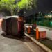 Volcadura en Parque Lineal de Reynosa: conductor sale ileso y abandona el auto