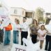 Beto Granados encabeza el inicio de la pavimentación de la calle Miguel Alemán en Matamoros.