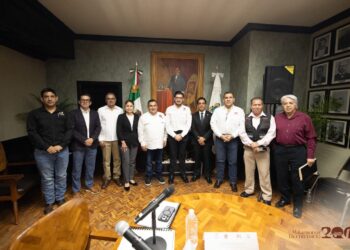 eto Granados encabeza sesión sobre la rehabilitación del drenaje de Matamoros