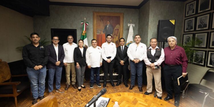 eto Granados encabeza sesión sobre la rehabilitación del drenaje de Matamoros
