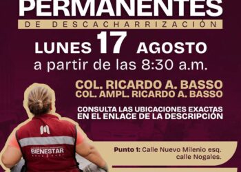 jornada de descacharrización en Ricardo A. Basso.