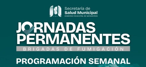 Unidad de fumigación recorre una colonia de Matamoros para combatir al mosquito transmisor del dengue.