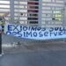 Protesta en CFE Reynosa por apagones en colonia Privadas del Norte