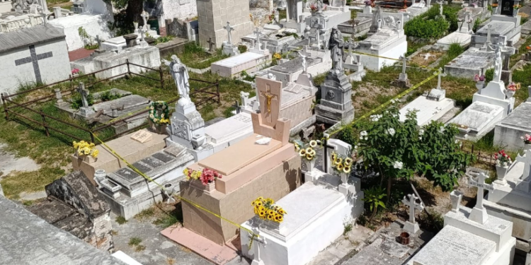 Hallan cráneo humano en pasillo del Panteón Antiguo de Matamoros