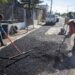 Cuadrillas de bacheo realizan trabajos de mantenimiento en calles de Matamoros