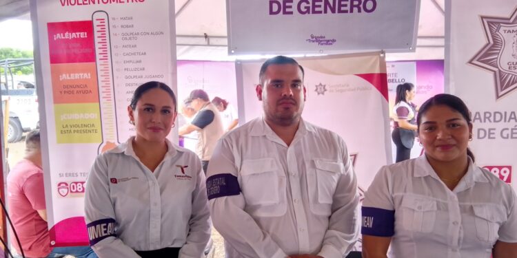 Acerca Guardia Estatal sus servicios a las familias de Jiménez a través de la Brigada Transformando Familias del DIF Tamaulipas