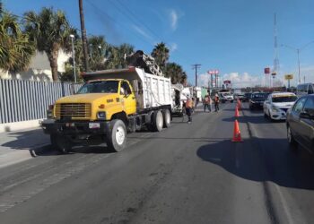 Beto Granados mantiene acciones de rehabilitación vial, atención a infraestructura peatonal y mantenimiento de espacios públicos