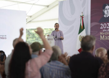 Claudia Sheinbaum llama prianistas a manifestantes en Colima