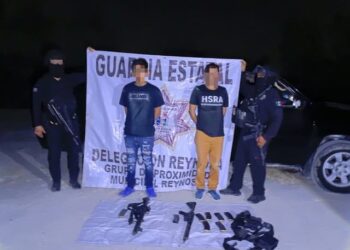 Detienen a hombres con armas de fuego en Reynosa