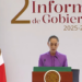 EN VIVO Segundo informe de Claudia Sheinbaum desde Palacio Nacional