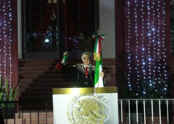 Encabeza Américo Villarreal Grito de Independencia desde la capital tamaulipeca