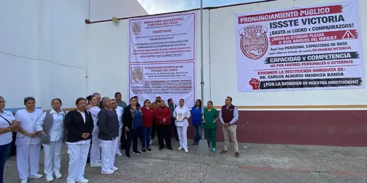 Trabaja bajo protesta personal del ISSSTE en Victoria por esta razón